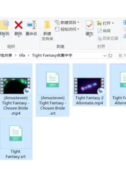 [自行打包] Tight Fantasy3D同人动画最终幻想tifa蒂法4部中文字幕合集 [4v+7.14G][百度盘]